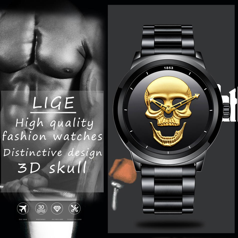 LIGE Sport Mens Watches Top Br - Luxury Watch Maker review and price