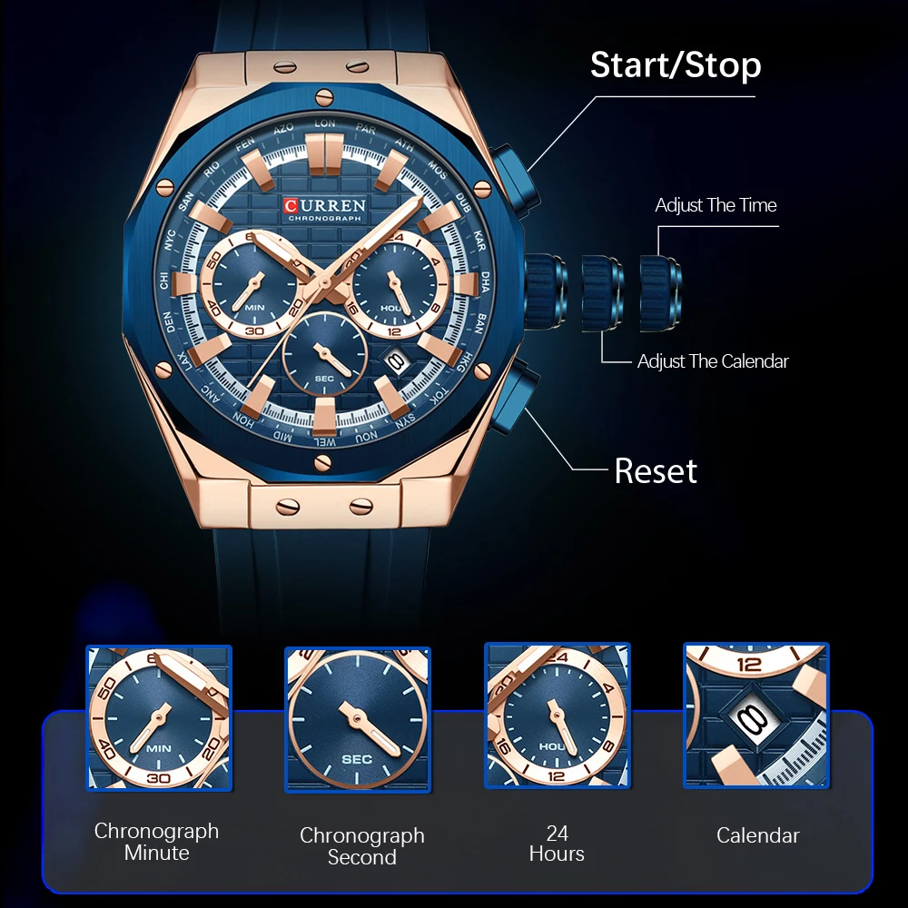 CURREN Luxury Brand High Quali - Luxury Watch Maker review and price