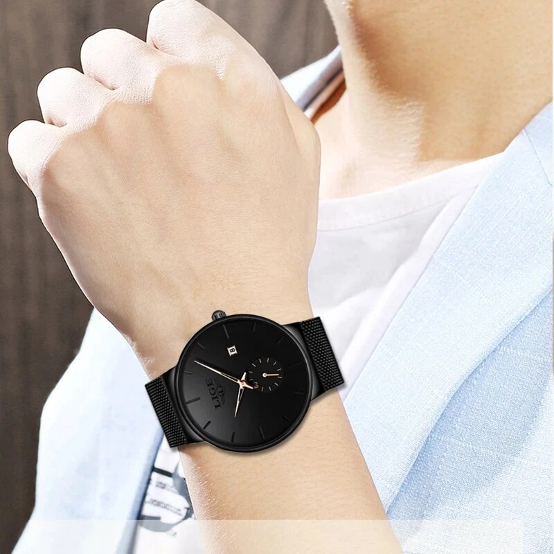 LIGE Fashion Mens Watches Top  - Luxury Watch Top 10 review and price