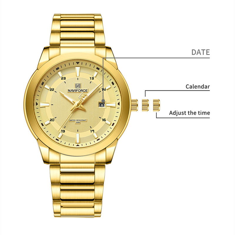 2024 Top Brand NAVIFORCE Mens  - Luxury Watch Maker review and price